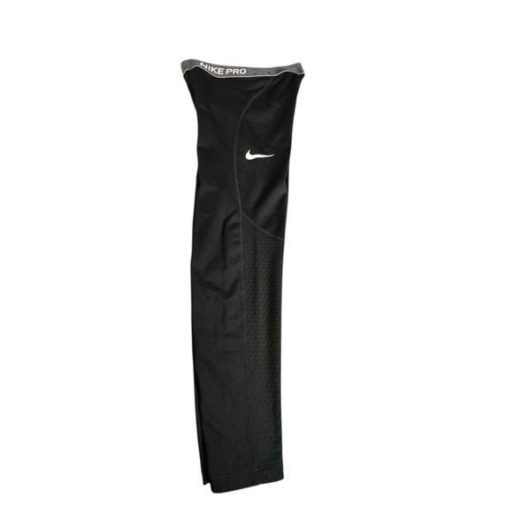 Nike Pro Girls Youth Compression Pants Black Size Large Dri-Fit Training Tights - Picture 8 of 11